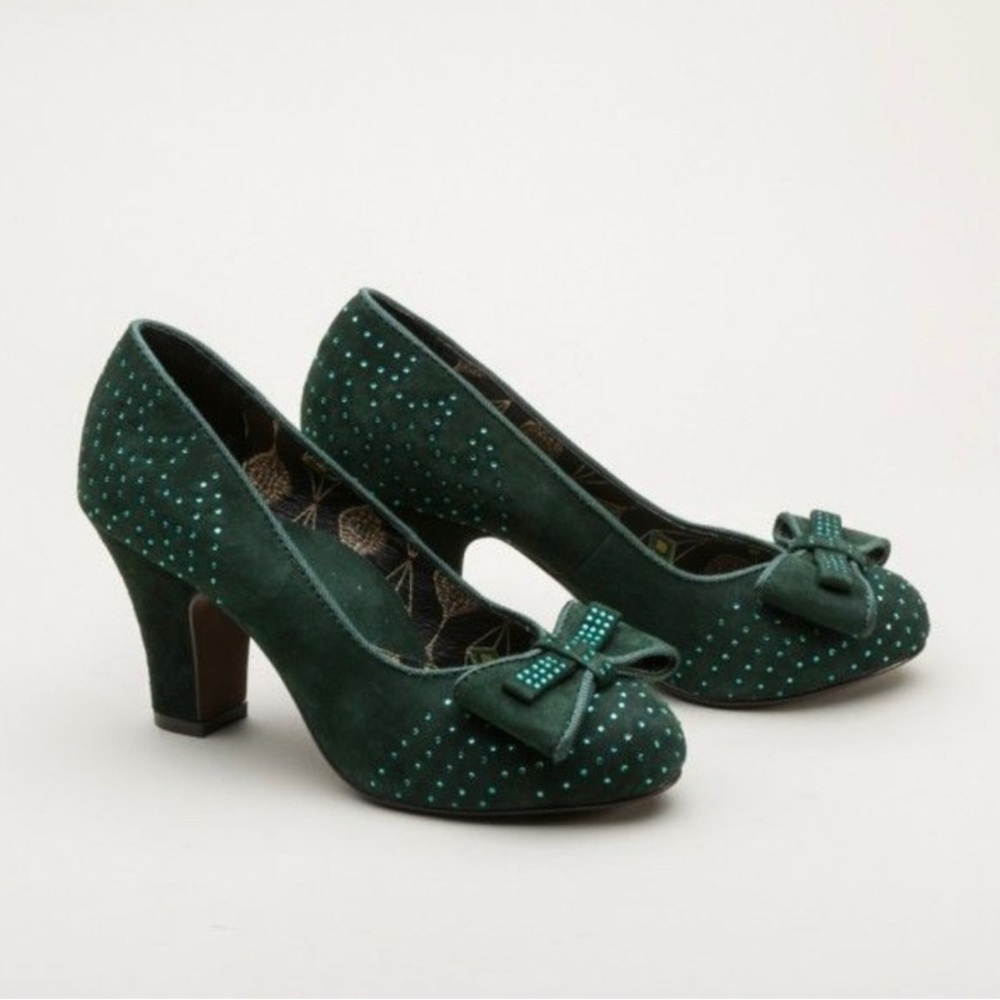 Miss L Fire Emerald Green Gabrielle Pump